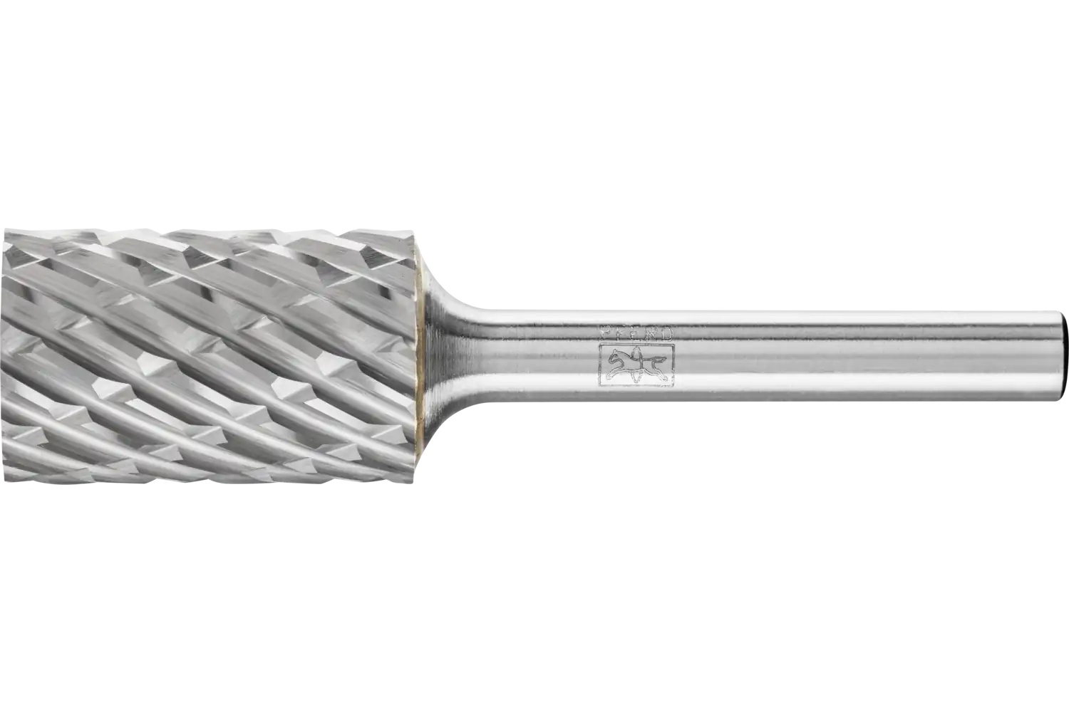 Picture of Pferd Carbide Bur SA-6 Cylindrical Uncut End Steel Cut 5/8" x 1" x 1/4" Shank